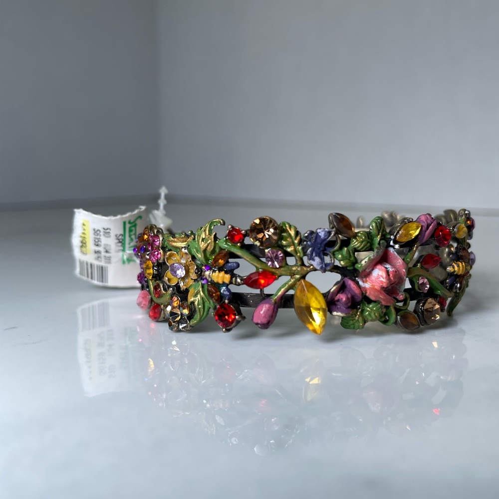 Vintage Fairy Floral Cottage Core Style Cuff One Size NWT